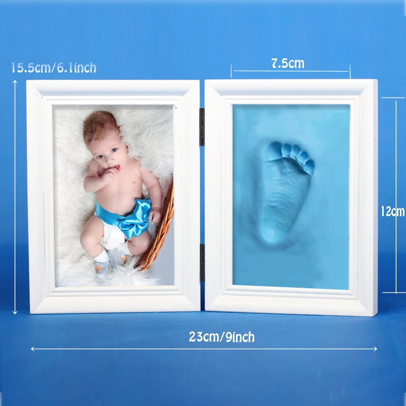 Детская фоторамка отпечаток подарочный набор картина с мягкой глиной