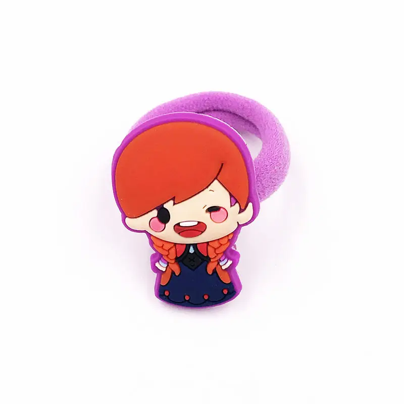 10 шт. милые Анна Эльза Рапунцель принцесса ПВХ мультфильм шпильки для волос