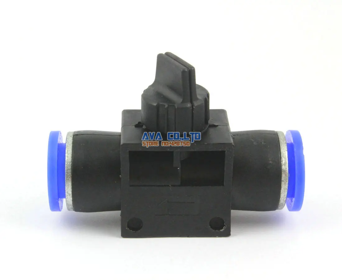 

4 Pieces 12mm Pneumatic Connector Hand Valve Push In To Connect Valve