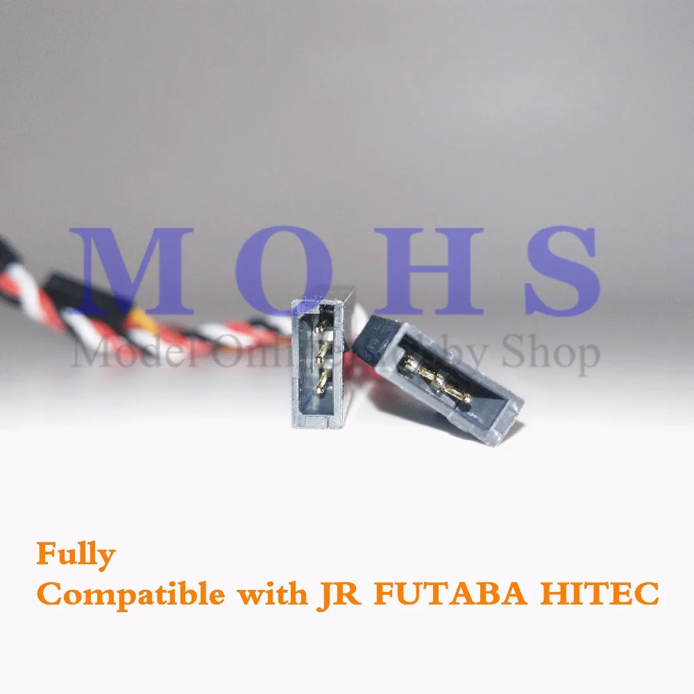 Акция 45 см 75 10 шт. B/R/O B/R/W 60cores позолоченный витой сервопривод Удлинительный кабель