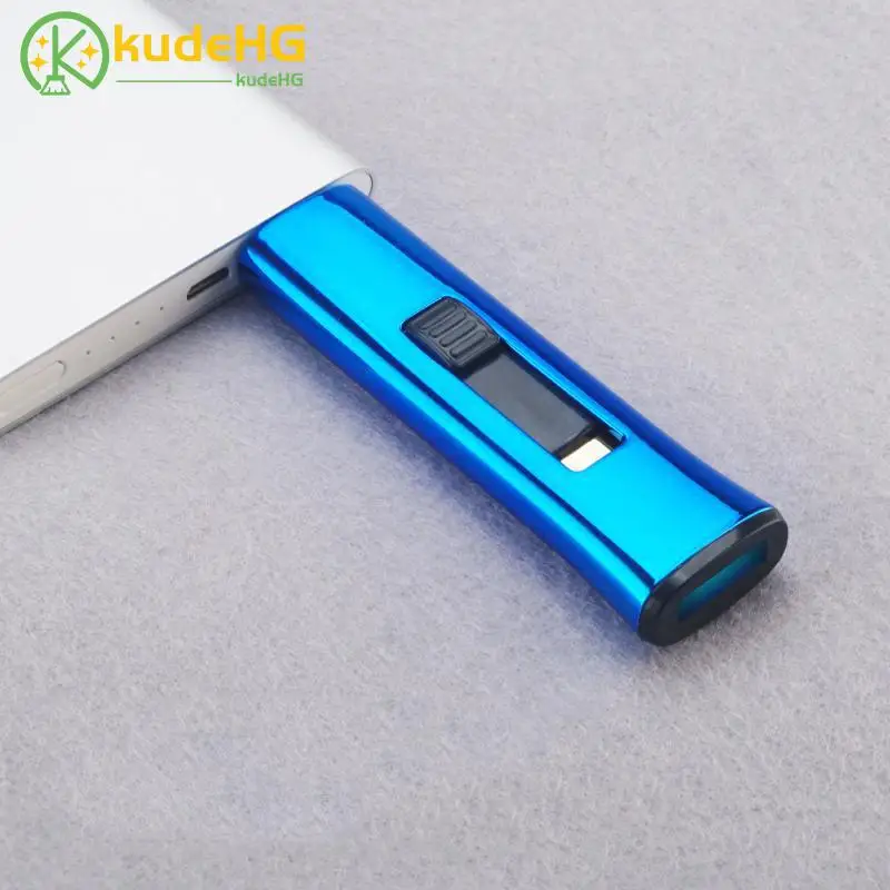 Креативная маленькая перезаряжаемая USB ветрозащитный негорящий Электрический