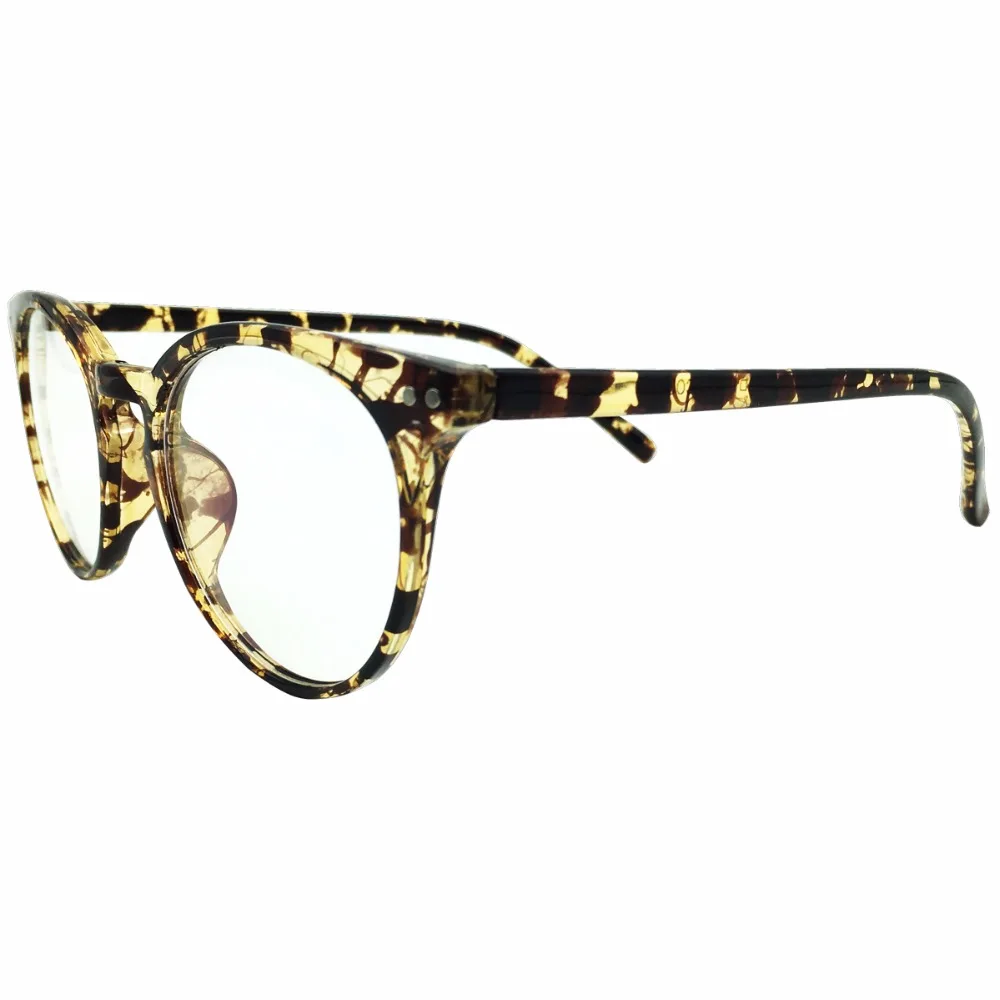 1x Ретро очищает оправу очков очки для мужчин и женщин полная оправа модные