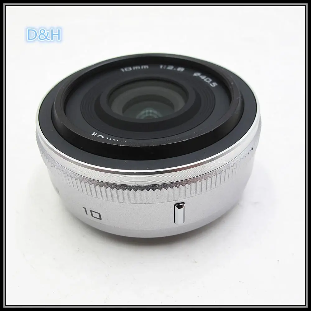 Объектив для Nikon 1 NIKKOR 10 мм F/2,8 объектив для J1 J2 J3 J4 J5 V1 V2 V3 - Комплект: silvery