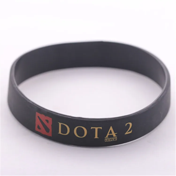Игры DOTA 2 силиконовые резиновые браслеты для мужчин и женщин браслет с анимэ Dota2