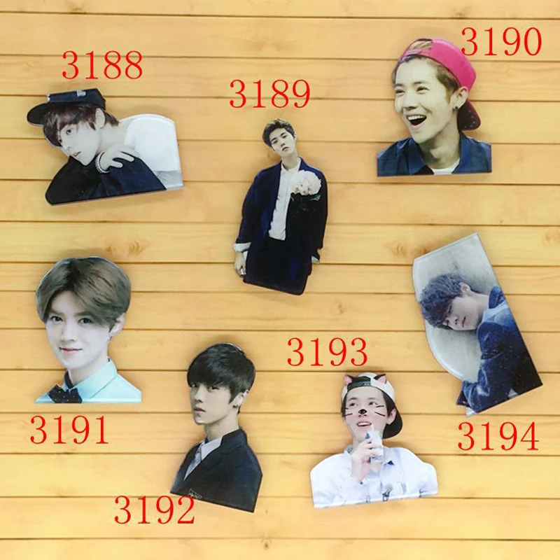 1 шт. Акриловые Броши Exo Luhan в виде крутой звезды из мультфильма значок Детская
