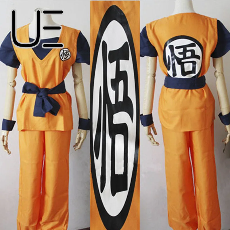 Бесплатная доставка два Стиль дети взрослый Дракон Мяч Z сын Goku Косплей Костюм |