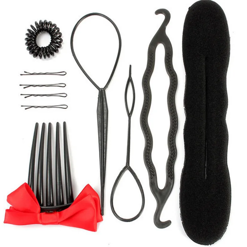 Новинка эластичная заколка для волос плетеная прическа невесты парикмахерское