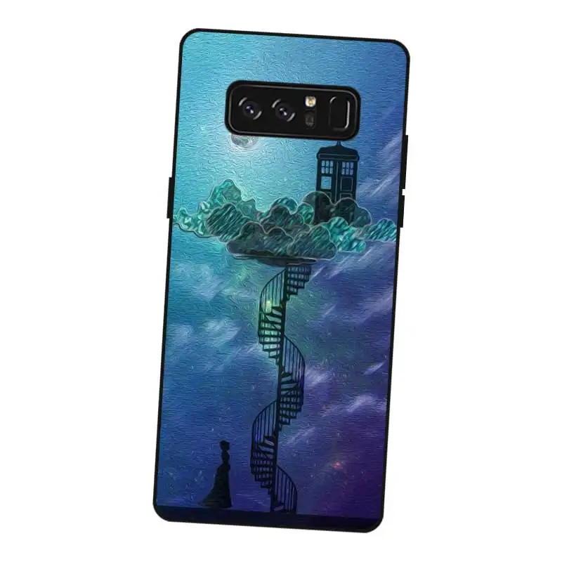 N309 сериала &quotДоктор Кто&quot коробка черный силиконовый чехол Обложка для samsung Galaxy