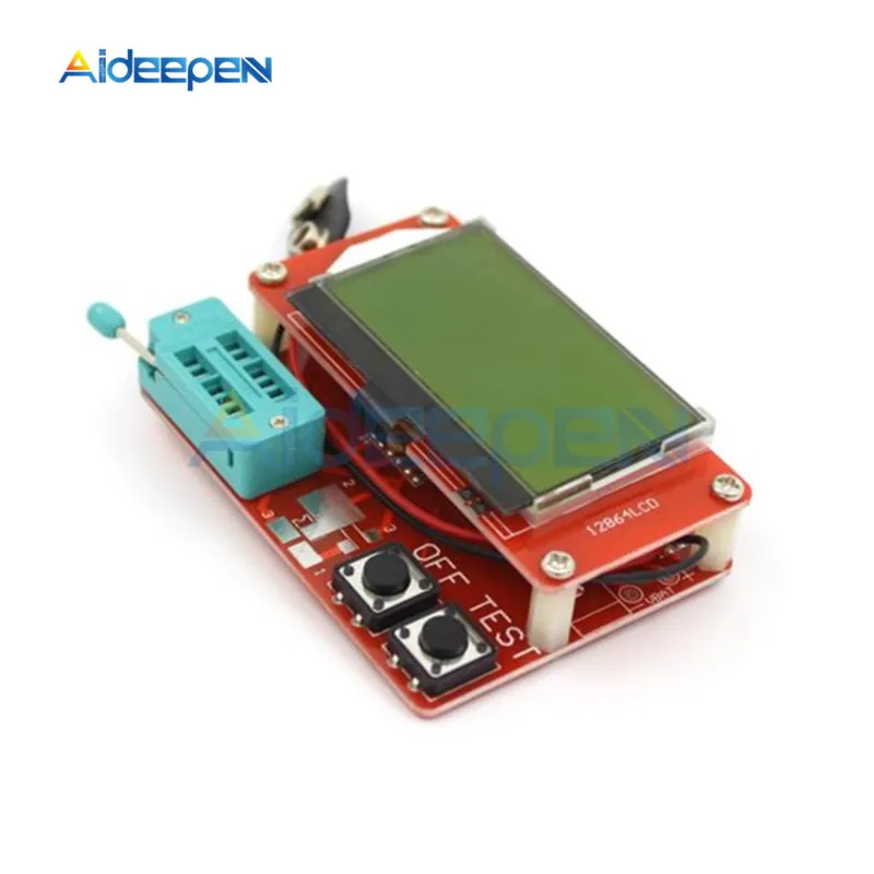 LCR-T5 ATmega328 ЖК-Цифровой транзистор диод тестер сопротивления емкости ESR метр MOS PNP NPN