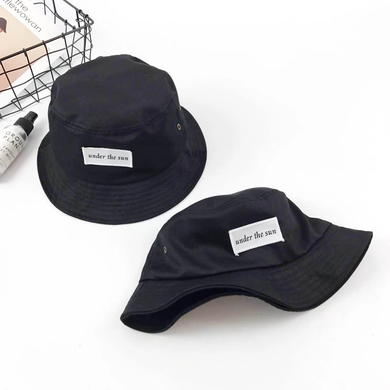 Шляпа ведро 2017 модная шляпа с буквенным принтом для рыбалки мужчин и женщин