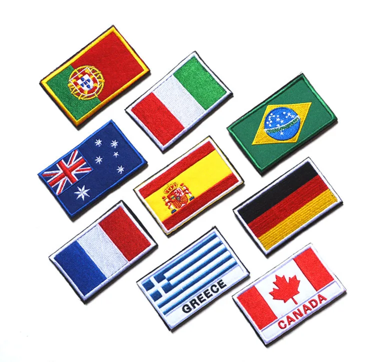 В европейском стиле Национальный флаг страны Россия Испания Франции