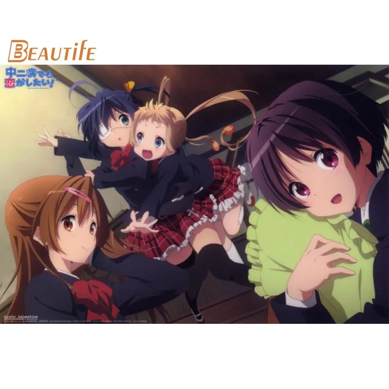 Индивидуальный плакат Chuunibyou demo Koi ga Shita украшение для дома модный настенный из