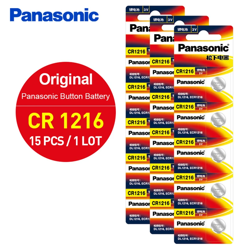 Электронные весы Panasonic ECR1216 CR1216 DL1216 BR1216 LM1216 5034LC 1216, 15 шт.