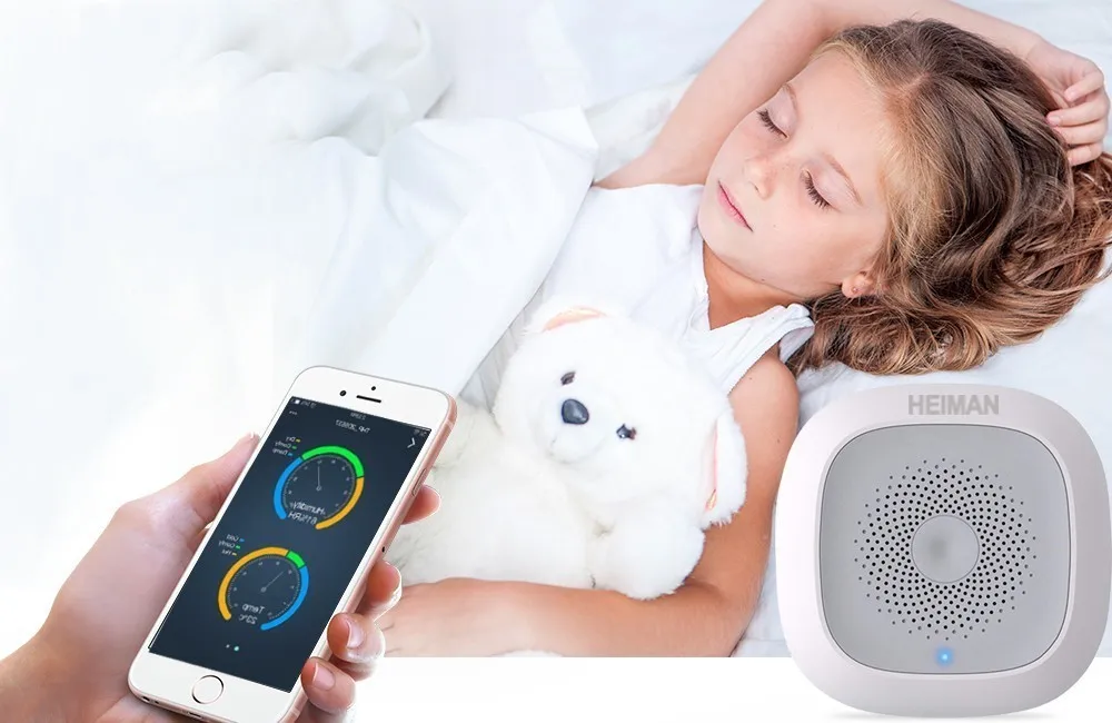 Z-wave Temperature& Humidity Sensor Smart Home EU Version 868.42mhz Zwave Smart detector