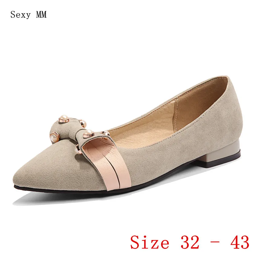 

Slip On Shoes Loafers Girl Ballet Flats Women Flat Shoes Soft Comfortable Shoes Woman Plus Size 32 33 - 40 41 42 43