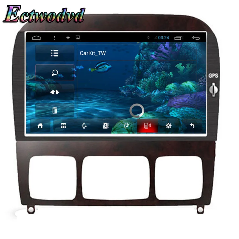 Ectwodvd Восьмиядерный Android 8 1 Автомобильная dvd навигационная система Радио для Benz S