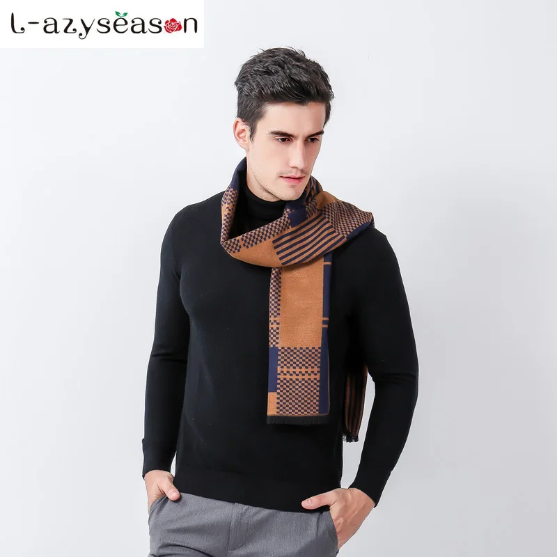 2017 Новинка зимы поступление модный дизайн шарф Для мужчин женщин теплый мужской