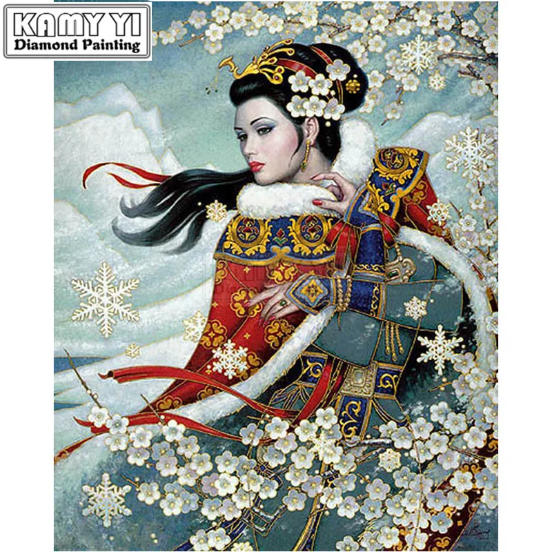

5d Diamond Embroidery People Diamond Cross Stitch Square Diamond Painting Diy Diamond Painting Girl Chinese Ancient Woman Lk1