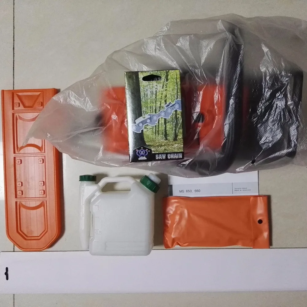 MS066 660 цепная пила с 30-дюймовым направляющим стержнем из сплава и цепью пилы