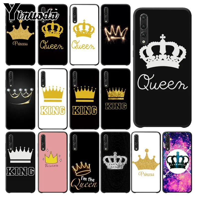 Мягкий чехол для телефона Yinuoda King Queen на заказ huawei p20 pro p20lite mate10pro nova 3i mate20