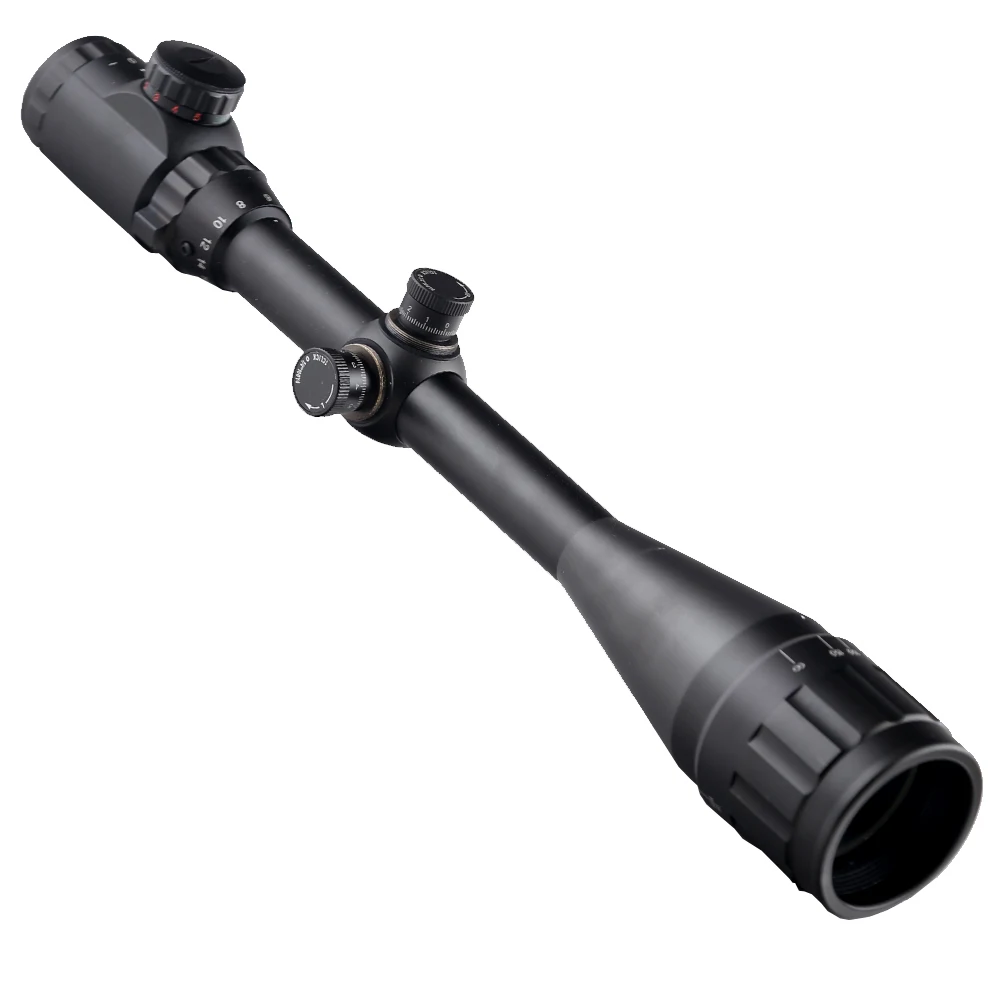 Прицел для охотничьей стрельбы BIJIA 6 24X50AOEG 1/4 MOA 25 4 мм 1 дюйм трубчатый прицел с 11