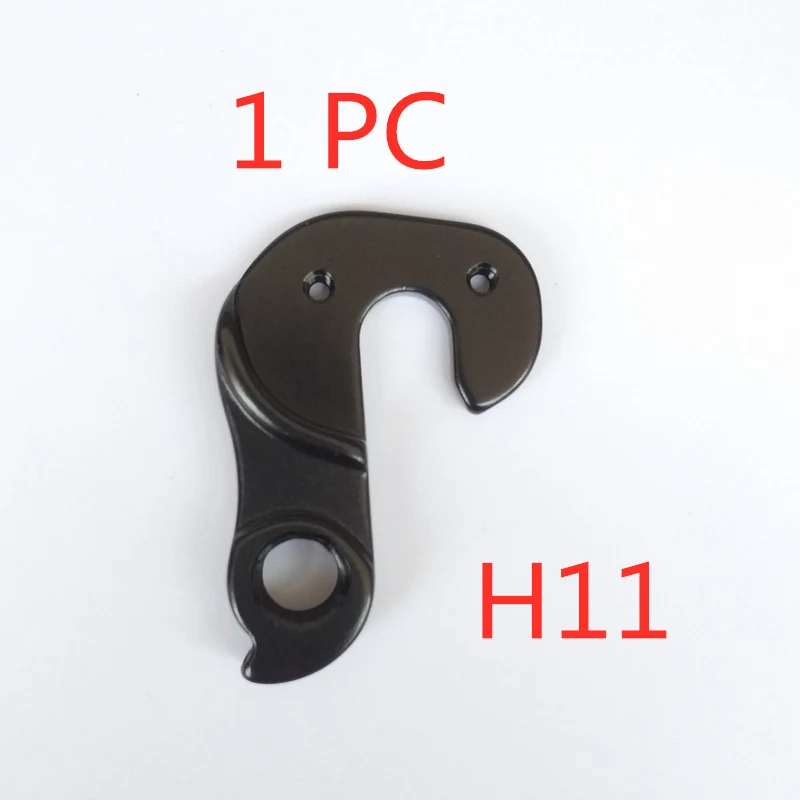 HWG11BKP1 1 шт. велосипедный переключатель передач, вешалка MTB дорожный велосипед, задний велосипедный переключатель, задний крюк с болтами - Цвет: HWG11BKP1