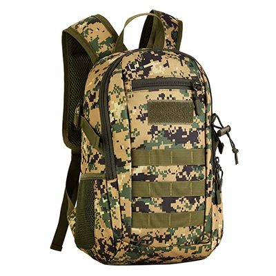 Jungle Digitial Мини 12л рюкзак военный MOLLE рюкзак снаряжение Тактический штурмовой пакет студенческая школа путешествия Кемпинг Треккинг Сумка - Цвет: Jungle Digitial