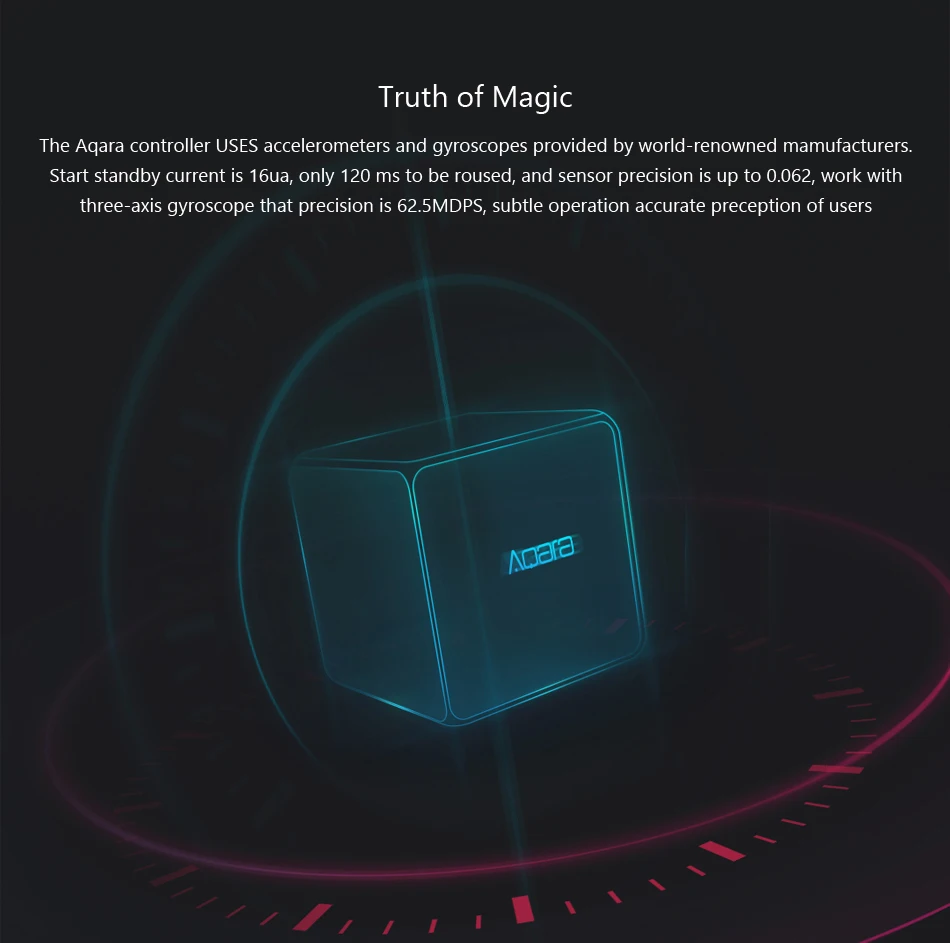 Пульт дистанционного управления Xiaomi Aqara Magic Cube сенсор шесть действий работа с шлюзом для Xiaomi комплекты умного дома