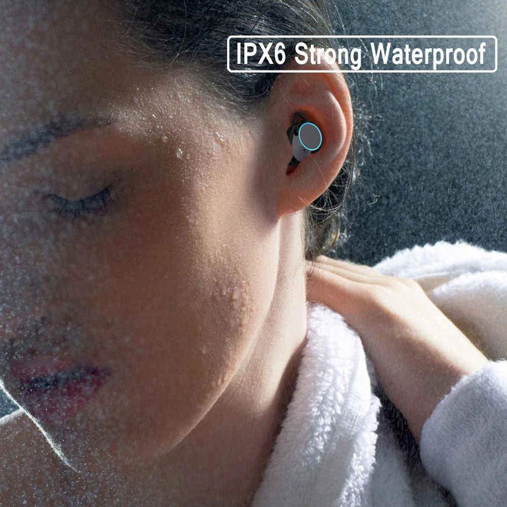 3300 мАч TWS Bluetooth 5 0 беспроводные наушники 9D стерео HIFI гарнитура IPX6