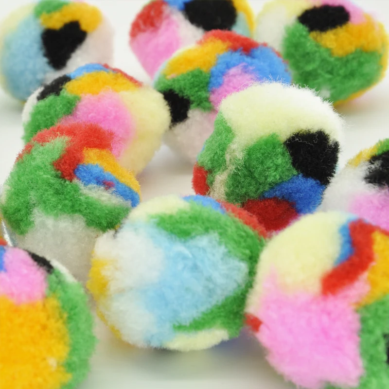 30 шт./лот мягкая игрушка для кошки мячи котенок игрушки помпон ассорти | Дом и сад