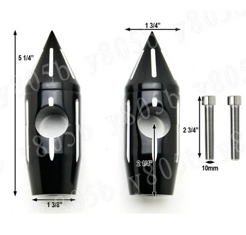 Мотоцикл 1 &quot 2.25 стояки для Honda Yamaha Suzuki Kawasaki Harley BMW KTM Aprilia Ducati мотоцикла улица