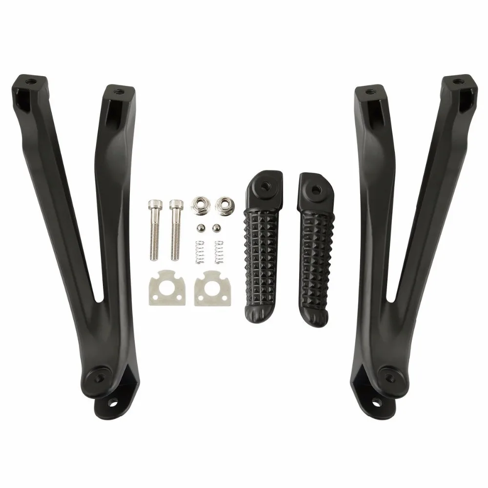 Мотоцикл Задняя подножка подножки Кронштейн Набор для Yamaha YZF R1 YZFR1 2004-2008