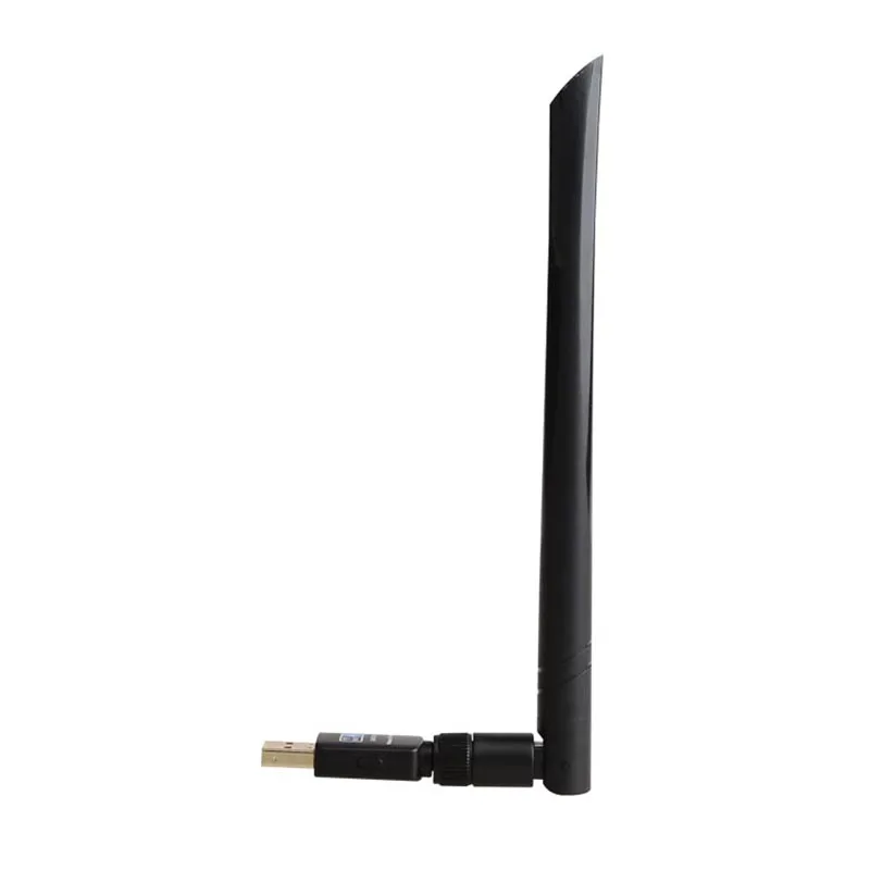 Двухдиапазонный usb-адаптер Chielecna 600 Мбит/с AC600 2 4 ГГц 5 8 ггц Wifi с антенной ПК