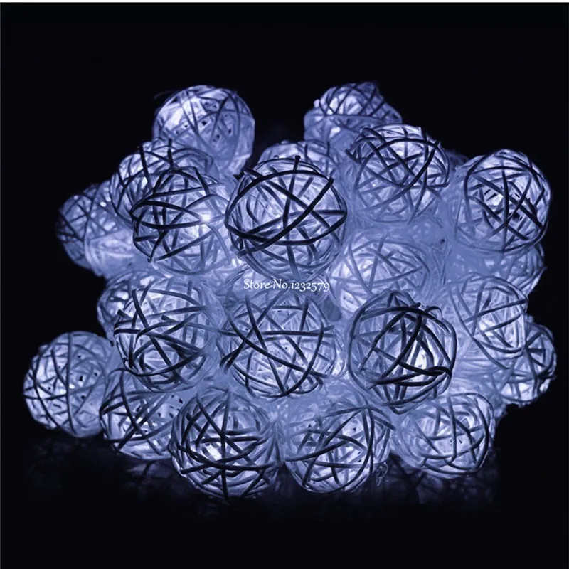 Рождественская светодиодная гирлянда на солнечной батарее 5 м 20 светодиодов