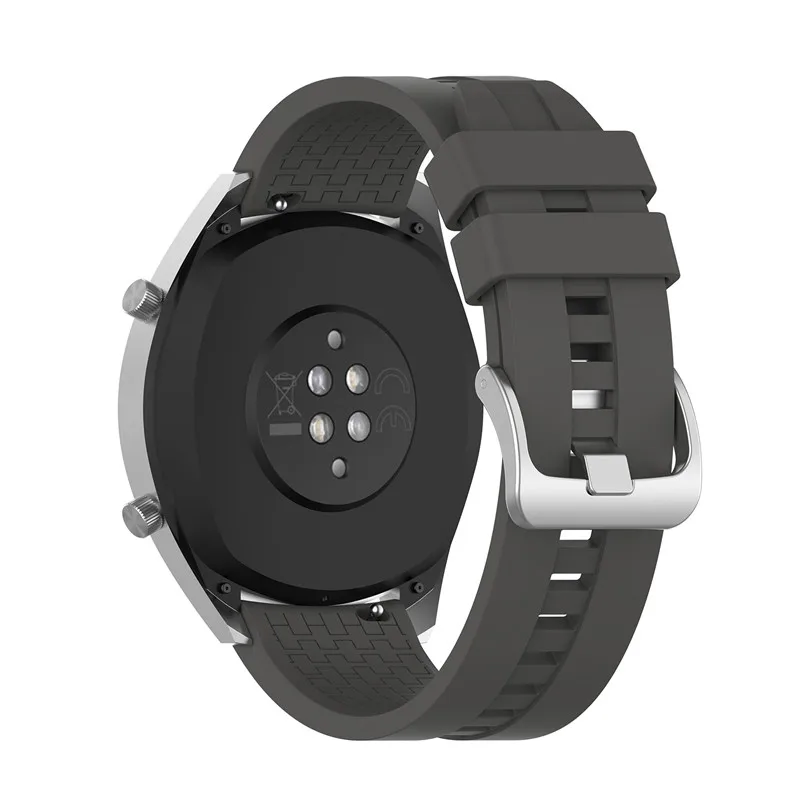 100 шт 20 мм 22 мм силиконовый ремешок для часов для Honor Magic/huawei watch GT acitve 46 мм ремешок для 42 мм GT Элегантный ремешок для часов