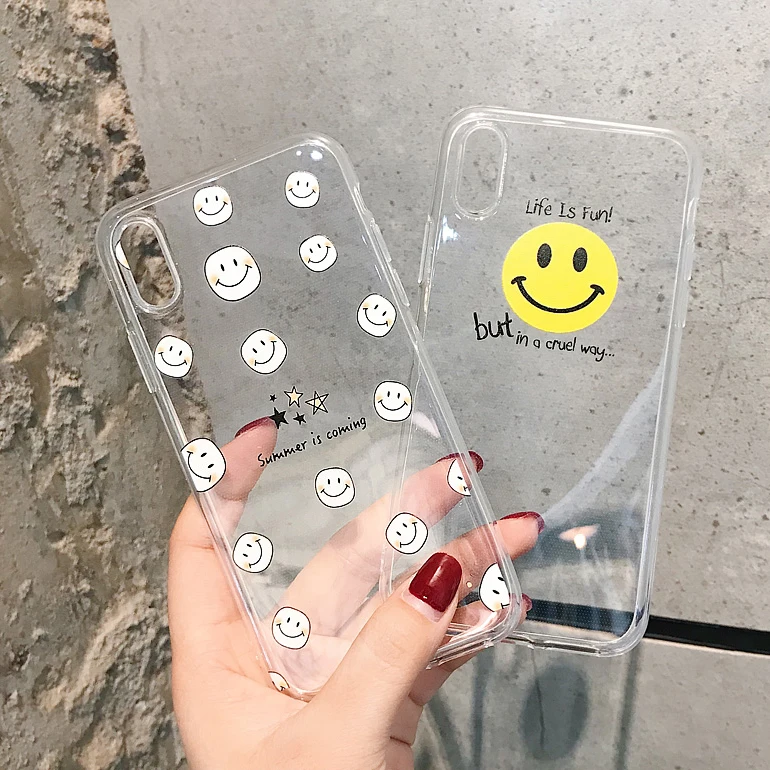 For Apple iphone 6 7 8 6s Case X XS XR Plus xs max 5 5s se Cover Soft Transparent Phone |