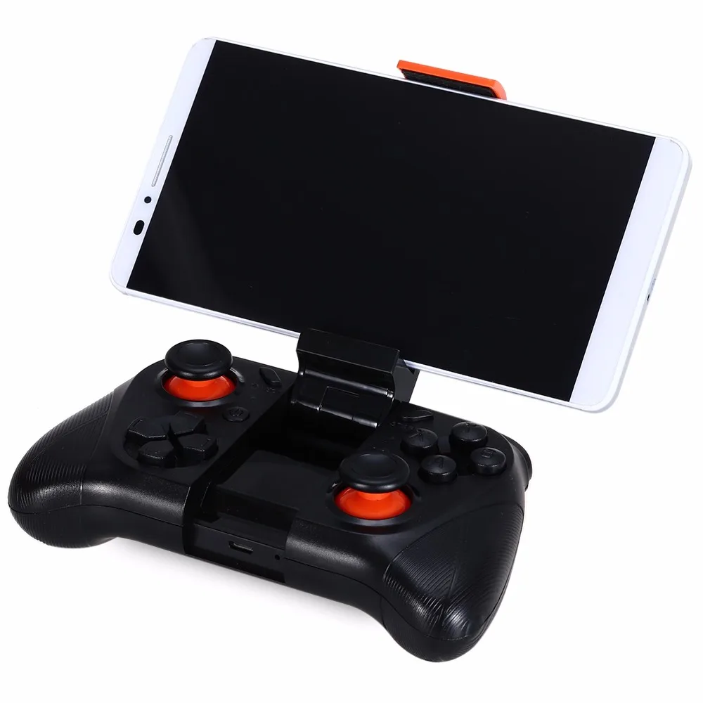 MOCUTE 050 беспроводной Bluetooth геймпад ПК игровой контроллер для смартфона ТВ коробка со встроенным фолдалбе держатель джойстик