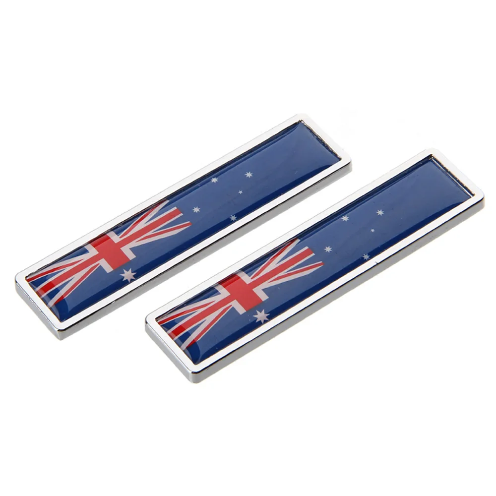 Australian flag Украшение автомобиля Наклейка на боковую дверь наклейка для логотипа итальянского флага Vw Polo golf Ford Fiesta Fiat 500 500X punto Panda Lancia Ypslion - Название цвета: Australian flag