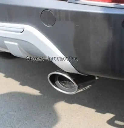 

Car Styling Stainless Steel Exhaust Muffler Tip Rear Tail Pipe Trim For Hyundai Tucson ix35 For Kia Sportage 2011-2015 Sticker