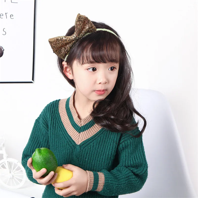 Новый корейский Детские волосы для девочек аксессуары милый мультфильм блесток