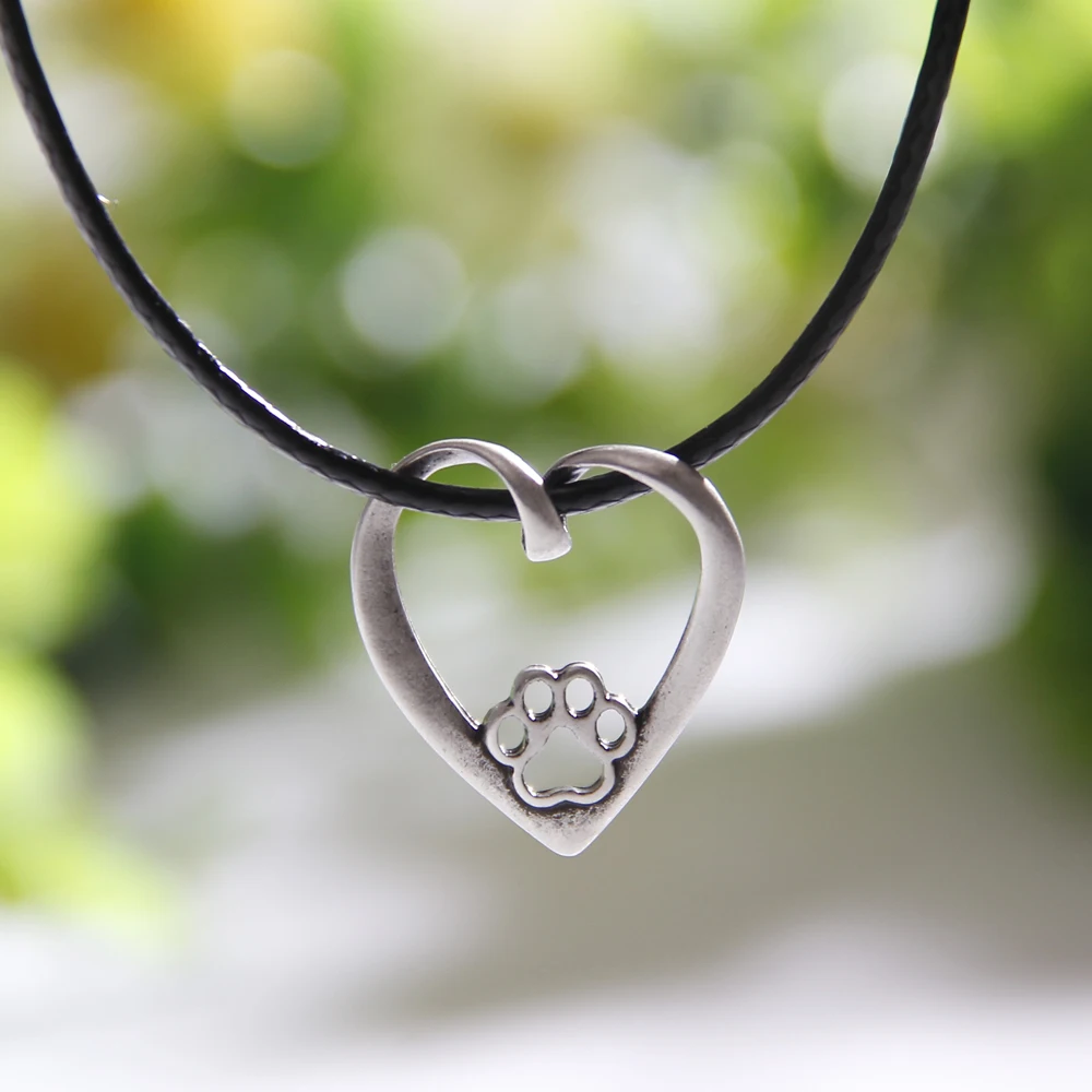Ожерелье с подвеской в виде собачьей лапы 1 шт.|paw necklace|lovers necklacedog lover necklace |