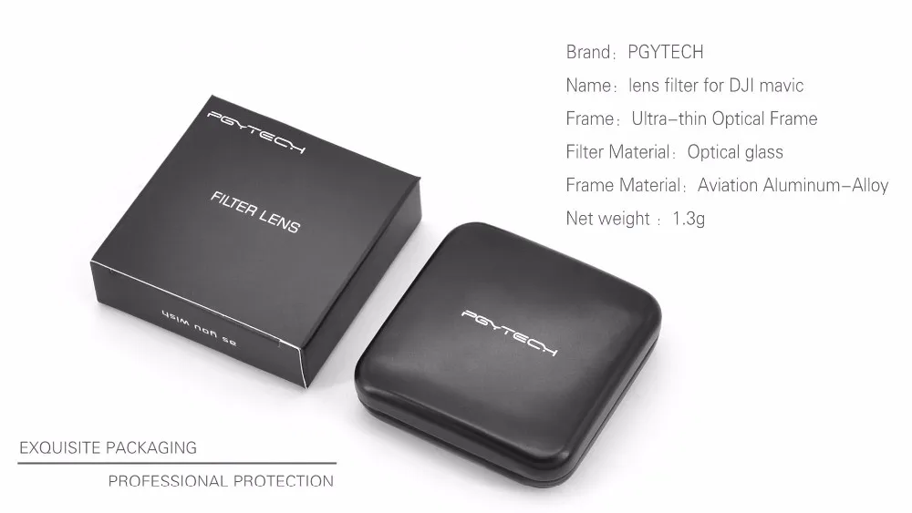 PGYTECH DJI MAVIC Pro& MAVIC Pro Платиновые аксессуары фильтры для объективов G-CPL HD фильтр Дрон карданный RC Квадрокоптер Запчасти
