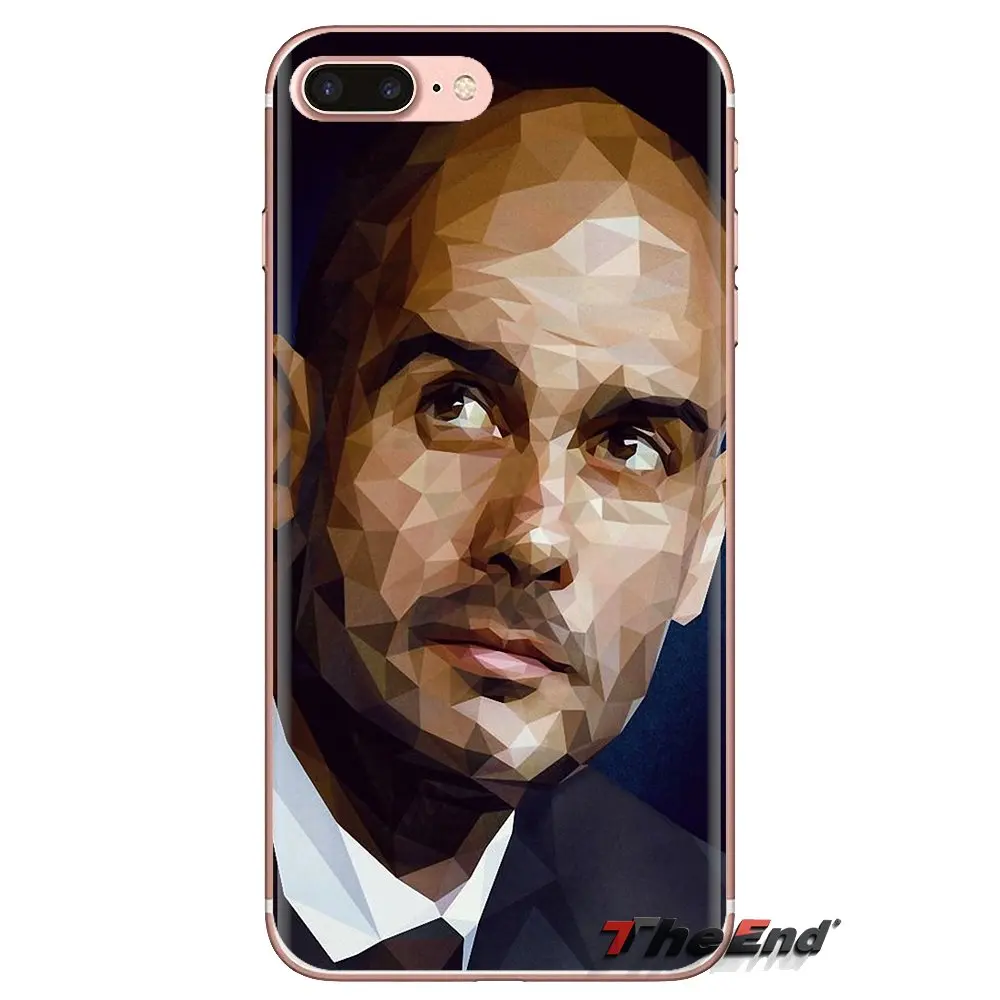 Прозрачный чехол из ТПУ для Samsung Galaxy S3 S4 S5 Mini S6 S7 Edge S8 S9 S10 Plus Note 3 4 5 8 9 World Soccer Coach Pep
