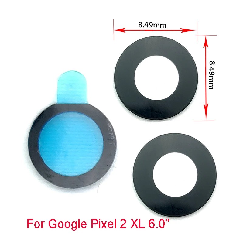 Стеклянный объектив задней камеры 2 шт./лот для Google Pixel 3 XL 5 0 дюйма 6 стекло с клеем