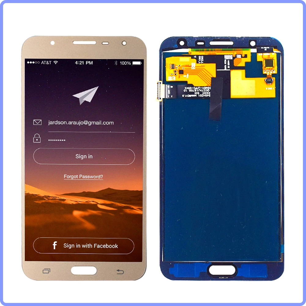 Для Samsung Galaxy J7 Neo J701 ЖК-дисплей кодирующий преобразователь сенсорного экрана в
