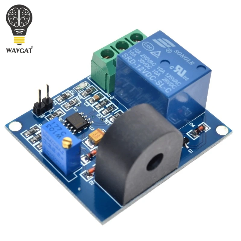 Датчик обнаружения тока 0 ~ 20A модуль переменного тока/короткого замыкания|module