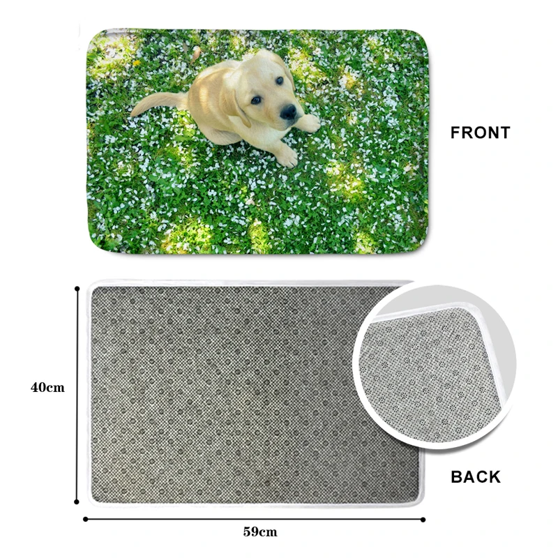Забавный коврик для входной двери HUGSIDEA 3D милый ковер с принтом собаки мягкие