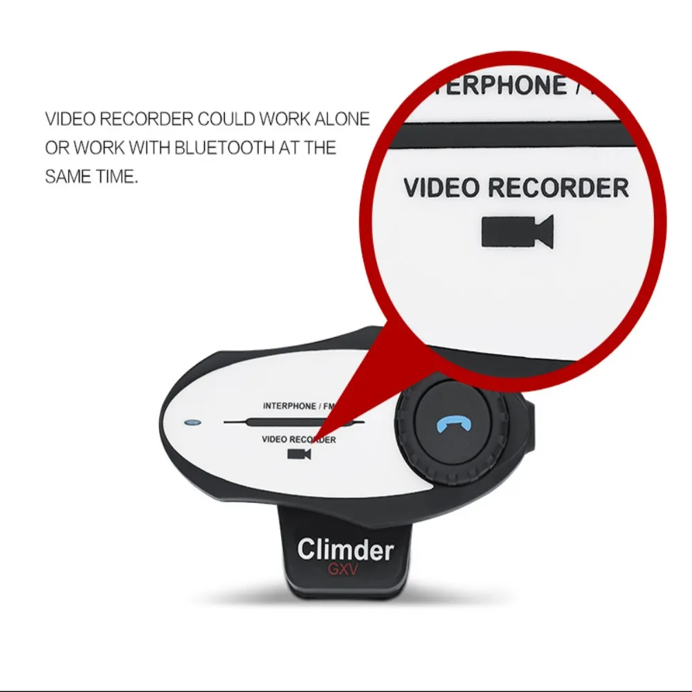 1 шт. multi Функция мотоциклетный шлем домофон Переговорные Гарнитуры Bluetooth и видео