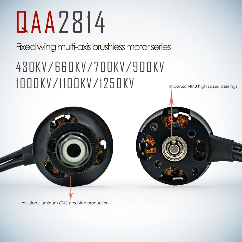 Фото QX-MOTOR высокопроизводительный 2814 430KV600KV700KV900KV1000KV1100KV бесщеточный двигатель QX-MOTOR высокопроизводительный 2814 430KV600KV700KV900KV1000KV1100KV бесщеточный двигатель