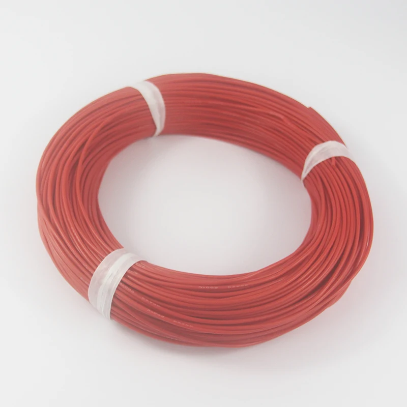 Силиконовый провод OliYin 100 м 20AWG силиконовый (100/0.08 OD: 1 8)|silicone wire|silicone cable20awg silicone wire |